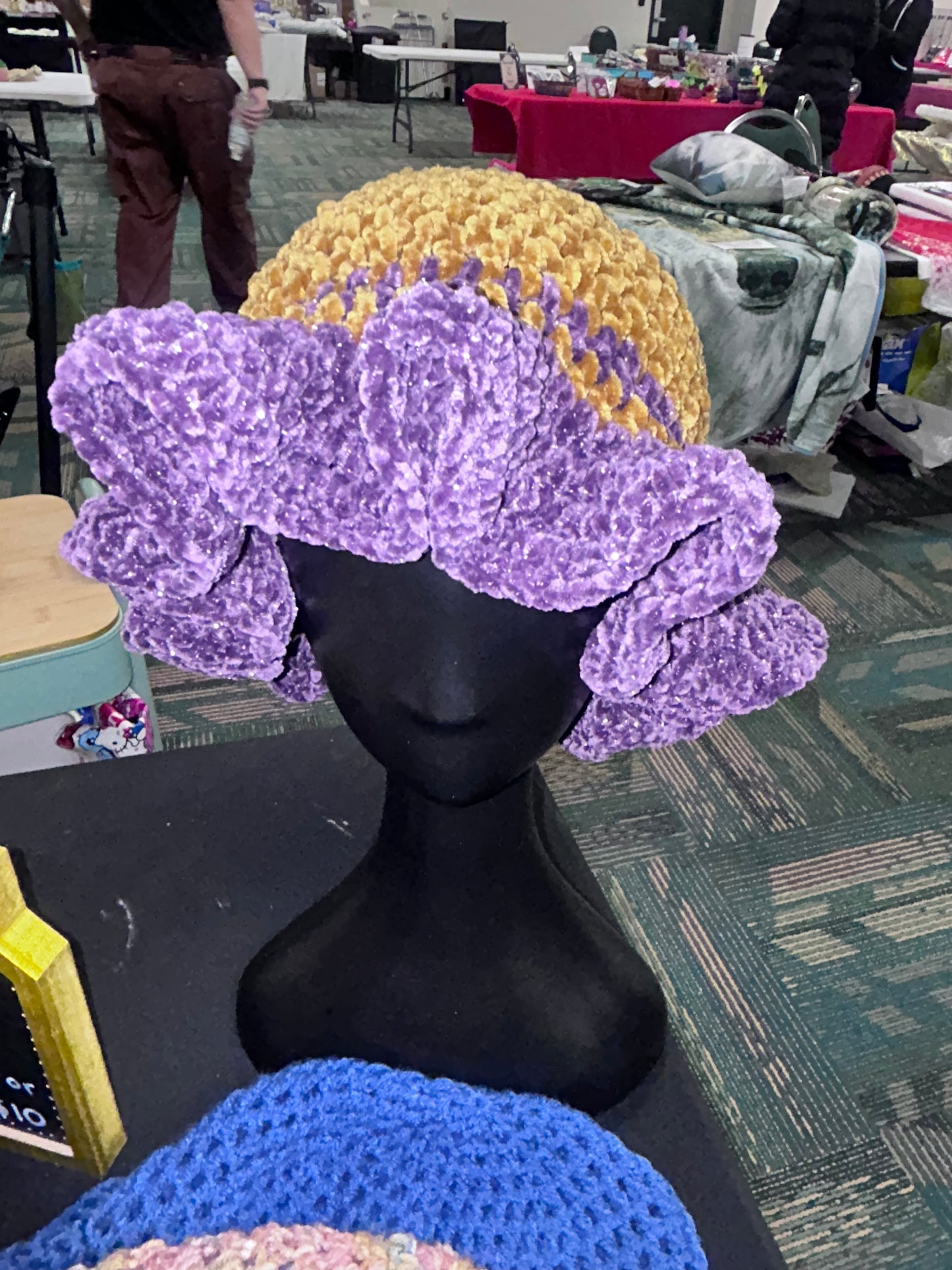 Crochet Ruffle Hat - Made to Order