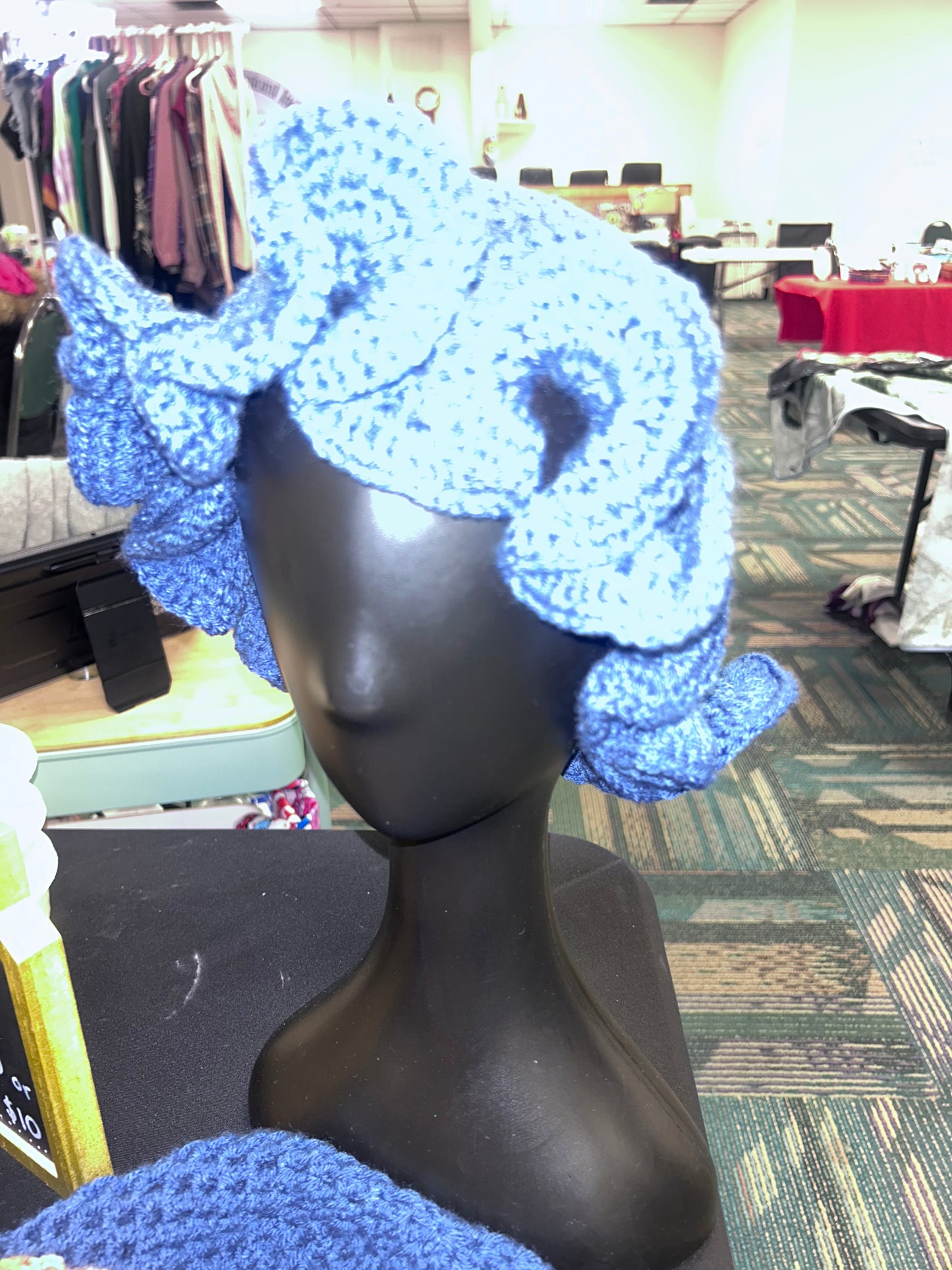 Crochet Ruffle Hat - Made to Order